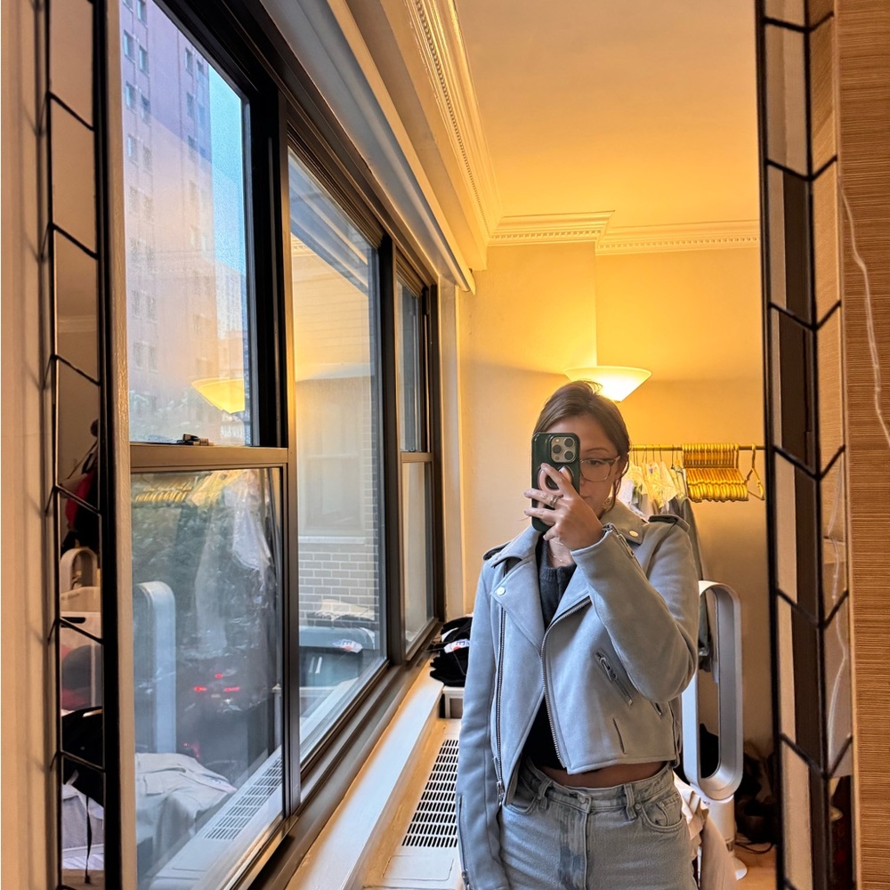 Zara Basic Light Gray Outerwear - image 5